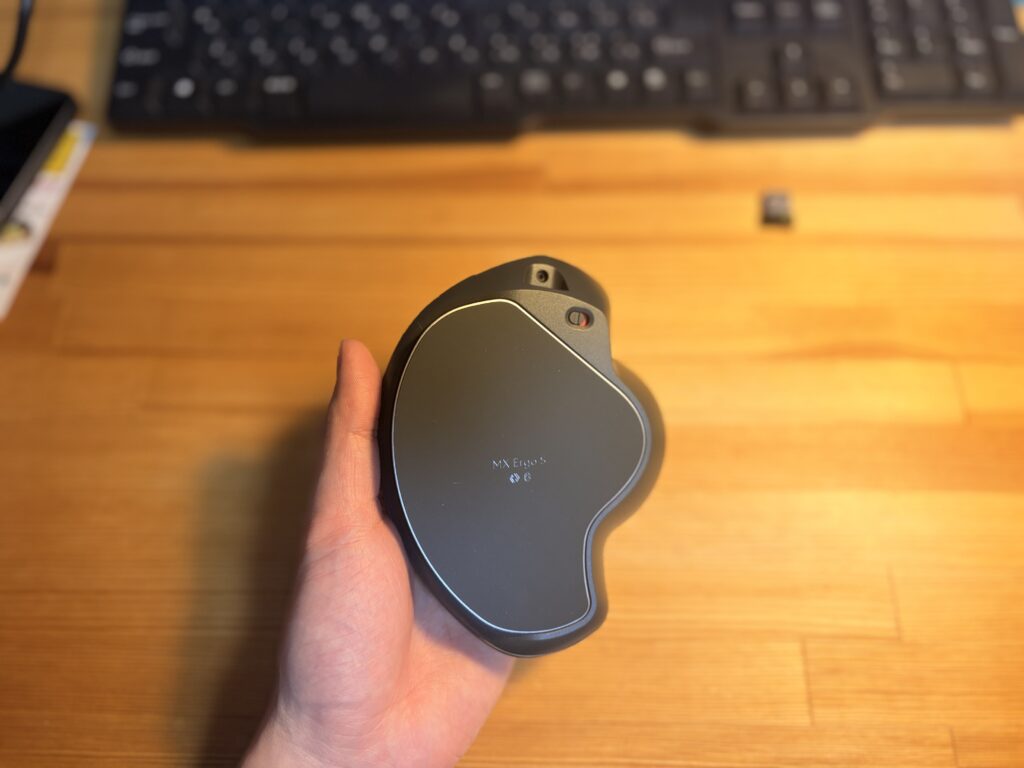 MX ERGO Sの裏面（滑りやすさに関係する面）