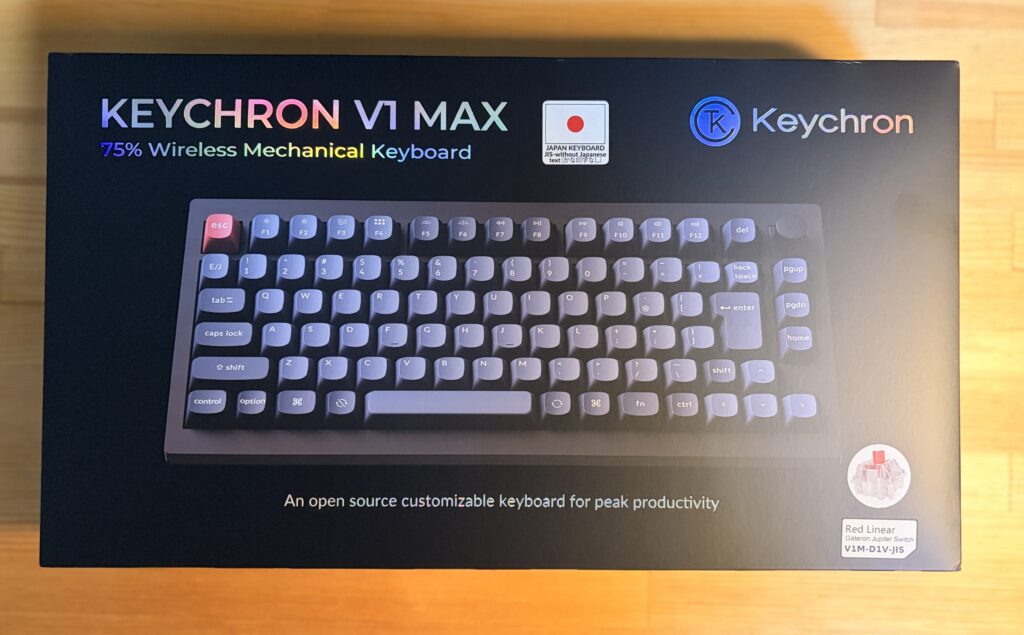 Keychron V1 Max JISの外箱
